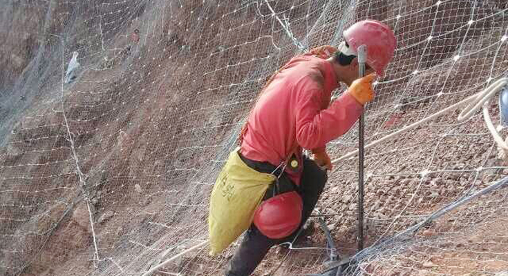 山西晉中防護(hù)網(wǎng)施工現(xiàn)場(chǎng)